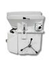 Side view of nature's head spider handle self contained toilet system