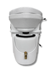 Front view of a premium spider-handle urine diverter toilet system