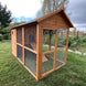 Urban Northern Coops wooden farmhouse chicken coop