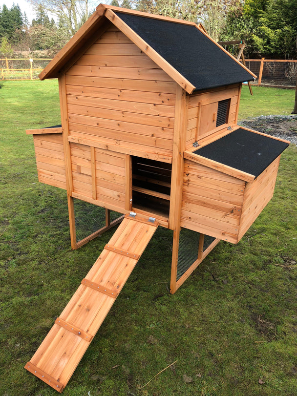 Large deluxe chicken coop house only - Urban Northern Coops